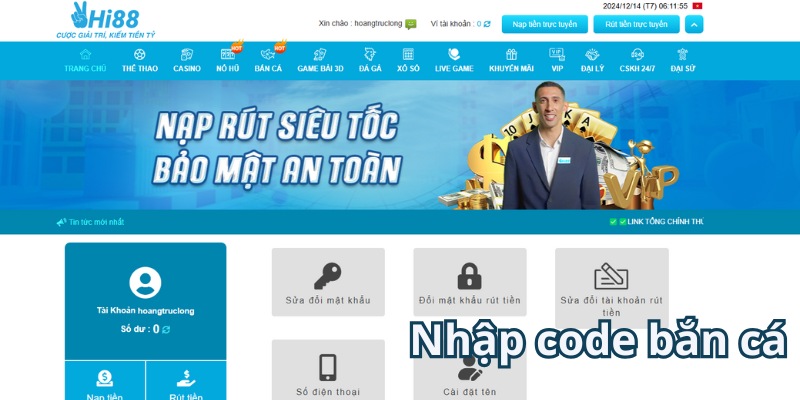 bắn cá tặng code