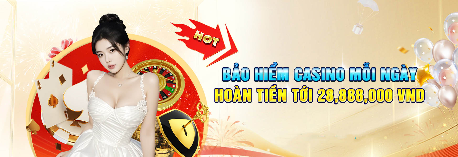 Bảo hiểm casino mỗi ngày – Hoàn tiền tới 28,888,000 VND