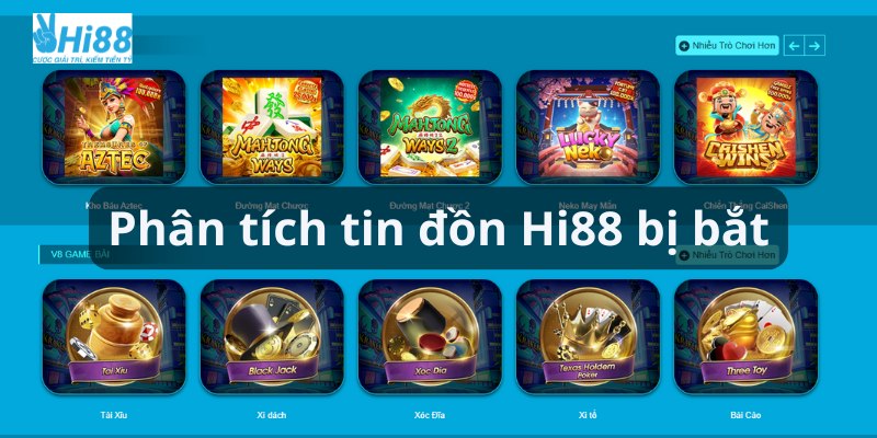 nhà cái hi88 bị bắt